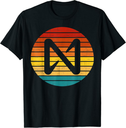 NEAR Protocol T-Shirt Crypto Vintage Retro Sunset Design 60s