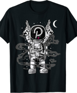Polkadot T-Shirt Astronaut Coin DOT To The Moon Crypto