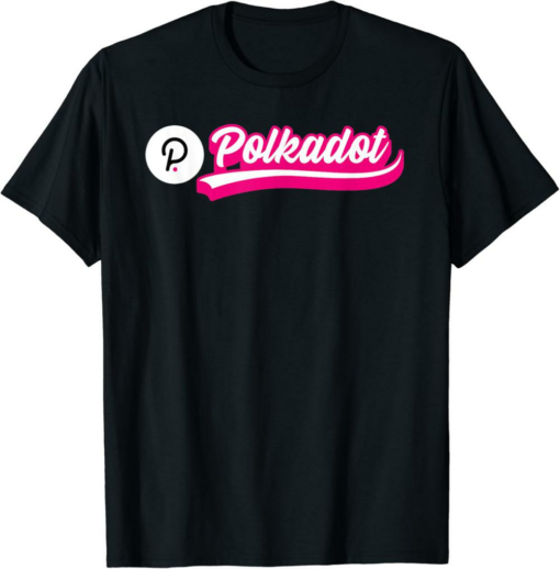 Polkadot T-Shirt Crypto Coin Sports Team Logo Cryptocurrency