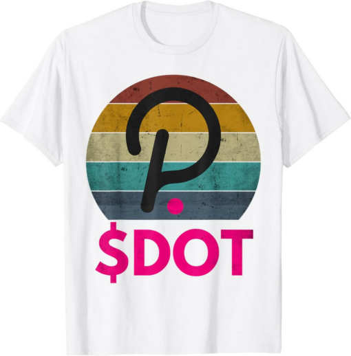 Polkadot T-Shirt DOT Coin Crypto Currency Vintage Retro