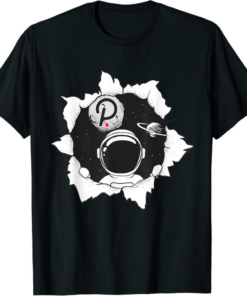 Polkadot T-Shirt Funny Cryptocurrency Space DOT Coin Moon