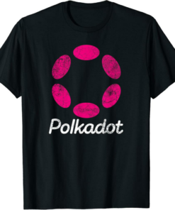 Polkadot T-Shirt Retro DOT Crypto Digital Currency Coin