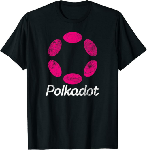 Polkadot T-Shirt Retro DOT Crypto Digital Currency Coin