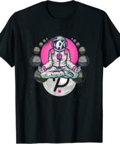 Polkadot T-Shirt To The Moon Funny Astronaut DOT Crypto Coin
