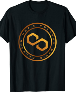 Polygon T-Shirt Matic Coin Crypto Digital Money Token