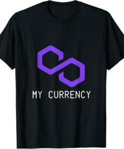 Polygon T-Shirt My Currency The Crypto Matic Logo