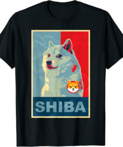 Shiba Inu T-Shirt Coin Token Crypto Hope Poster