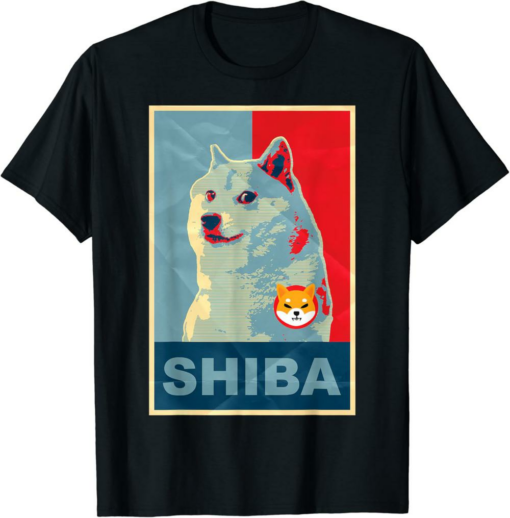 Shiba Inu T-Shirt Coin Token Crypto Hope Poster