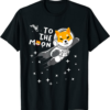 Shiba Inu T-Shirt Cryptocurrency Coin Hold To The Moon Funny