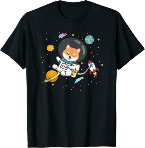 Shiba Inu T-Shirt Cryptocurrency Trader