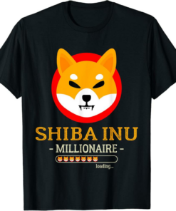 Shiba Inu T-Shirt Millionaire Loading Funny Cryptocurrency