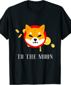 Shiba Inu T-Shirt Shiba Coin To The Moon Millionaire Token