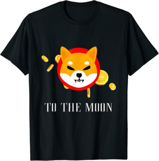 Shiba Inu T-Shirt Shiba Coin To The Moon Millionaire Token