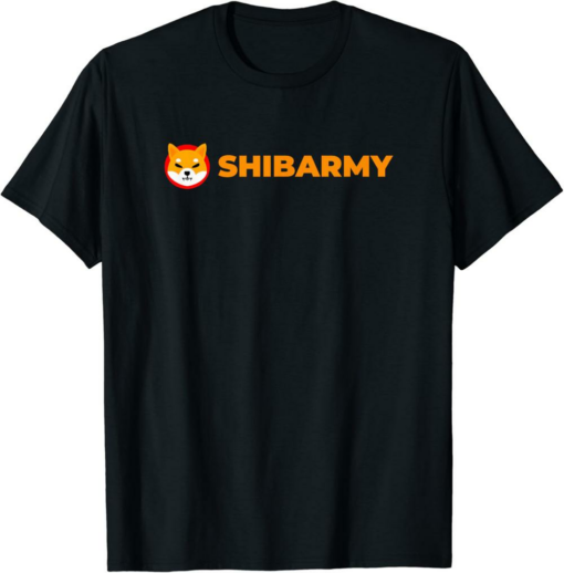 Shiba Inu T-Shirt Shibarmy Coin Crypto Token Cryptocurrency