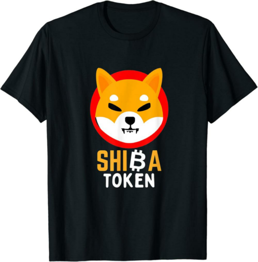 Shiba Inu T-Shirt Token Crypto Coin Cryptocurrency