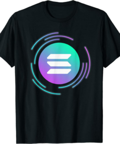 Solana T-Shirt Cool SOL Crypto Coin Blockchain To The Moon