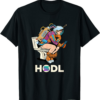 Solana T-Shirt Cryptocurrency Talk Hodl Space Man On Toilet