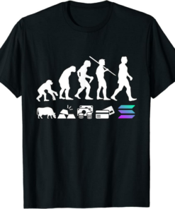Solana T-Shirt Evolution Of Money The Crypto