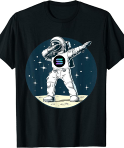 Solana T-Shirt To The Moon Crypto HOLD Sol