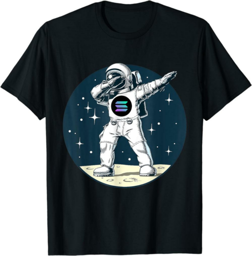 Solana T-Shirt To The Moon Crypto HOLD Sol