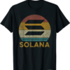 Solana T-Shirt Vintage SOL Crypto Blockchain To The Moon