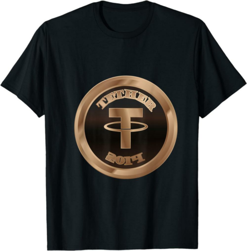 Tether T-Shirt 2014 Tokens Cryptocurrency Camiseta