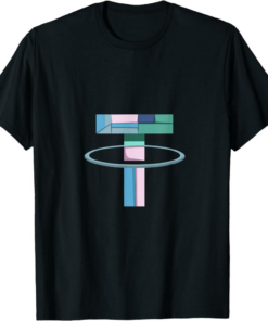 Tether T-Shirt Camiseta Con Logotipo De Tether