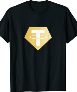 Tether T-Shirt Camiseta De Regalo Gold Xaut Cryptocurrency