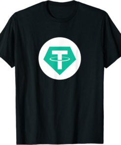 Tether T-Shirt Camiseta De Regalo USDT Cryptocurrency Trader