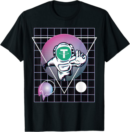 Tether T-Shirt Coin Cryptocurrency Fan Logo