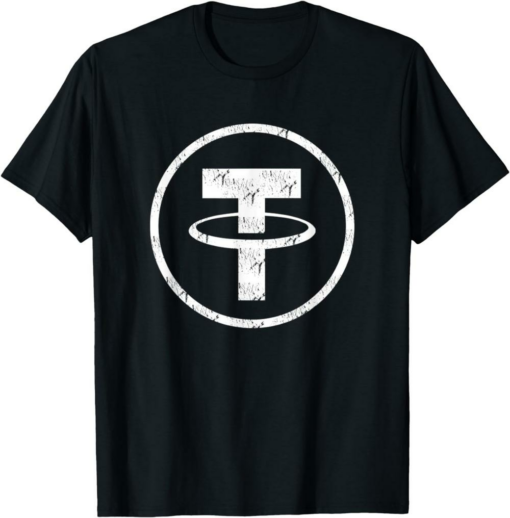 Tether T-Shirt Coin Cryptocurrency Fan Logo Funny