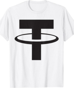 Tether T-Shirt Coin Logo Icon Criptomoneda Prendas Crypto