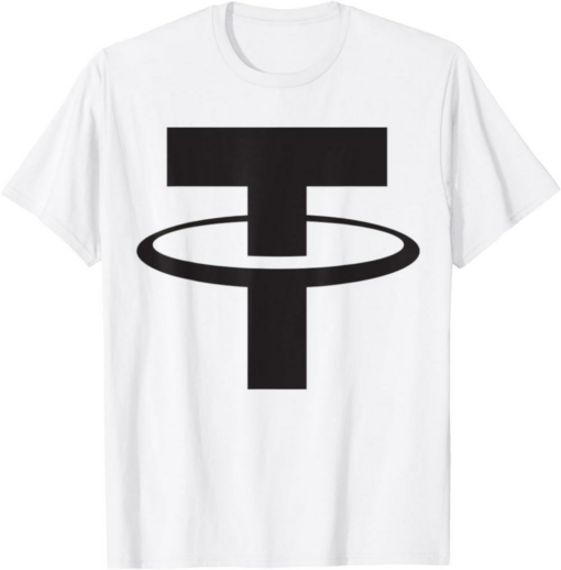 Tether T-Shirt Coin Logo Icon Criptomoneda Prendas Crypto