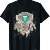 Tether T-Shirt Crypto Astronaut To Moon