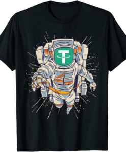 Tether T-Shirt Crypto Astronaut To Moon