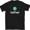 Tether T-Shirt Crypto Coin Cryptocurrency Fan Logo