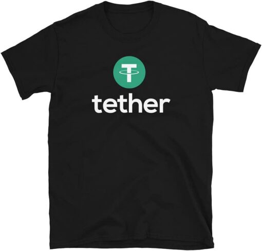 Tether T-Shirt Crypto Coin Cryptocurrency Fan Logo