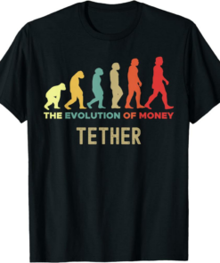 Tether T-Shirt Crypto The Evolution Of Money Caveman