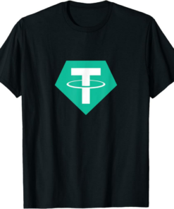 Tether T-Shirt USDT Cryptocurrency Crypto Trader Gift