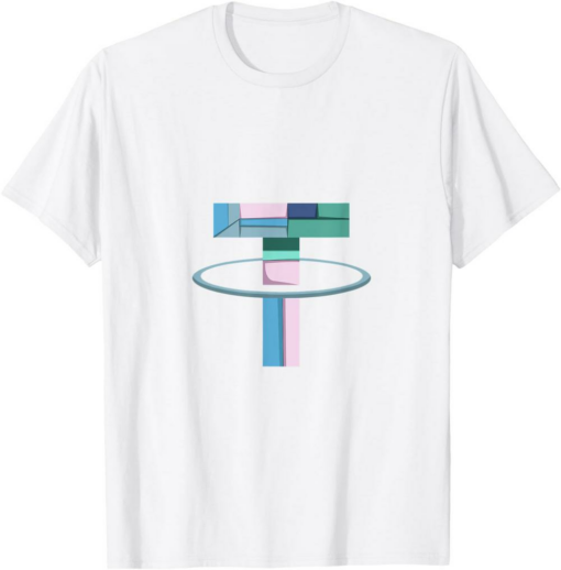 Tether T-Shirt USDT Logo Image Coin Cryptocurrency Fan