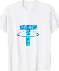 Tether T-Shirt USDT Tokens Camiseta De Criptomoneda