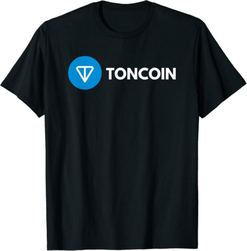 Toncoin T-Shirt Bitcoin Kaspa TON Solana Xrp Crypto Hbar