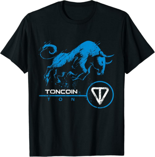 Toncoin T-Shirt Cryptocurrency Bullrun TON Blockchain Crypto