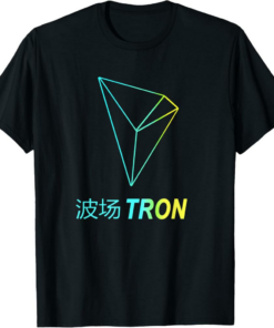 Tron T-Shirt Neon TRX Tronix Cryptocurrency Trader