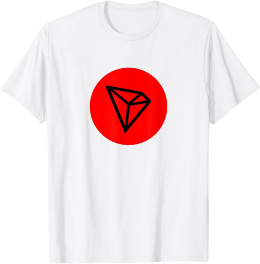 Tron T-Shirt Red + Black TRX Cryptocurrency Trader