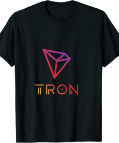 Tron T-Shirt TRX Logo Image Cryptocurrency Trader