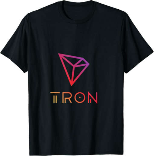 Tron T-Shirt TRX Logo Image Cryptocurrency Trader