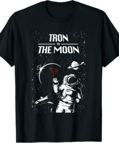 Tron T-Shirt To The Moon Funny Logo Gear
