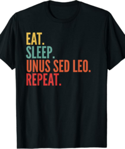 UNUS SED LEO T-Shirt Eat Sleep Repeat Cryptocurrency Trader