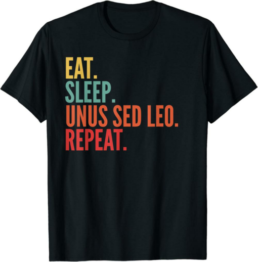 UNUS SED LEO T-Shirt Eat Sleep Repeat Cryptocurrency Trader